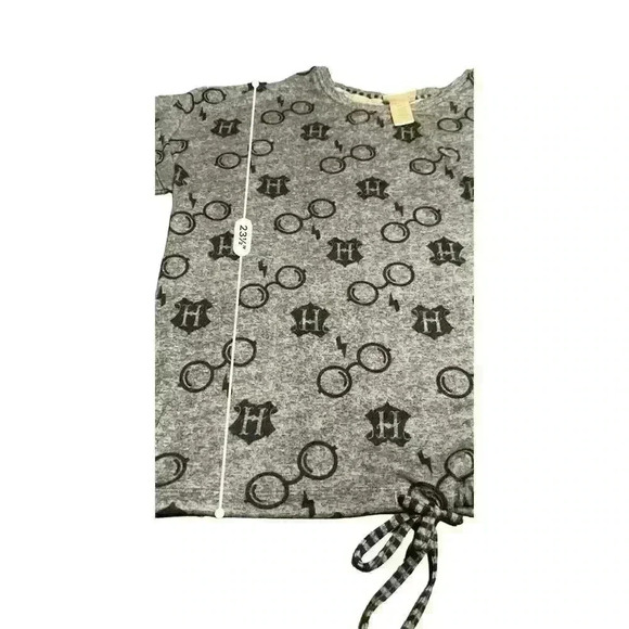 Wizarding World Harry Potter Women's Gray Graphic Long Sleeve Top L - Picture 5 of 6